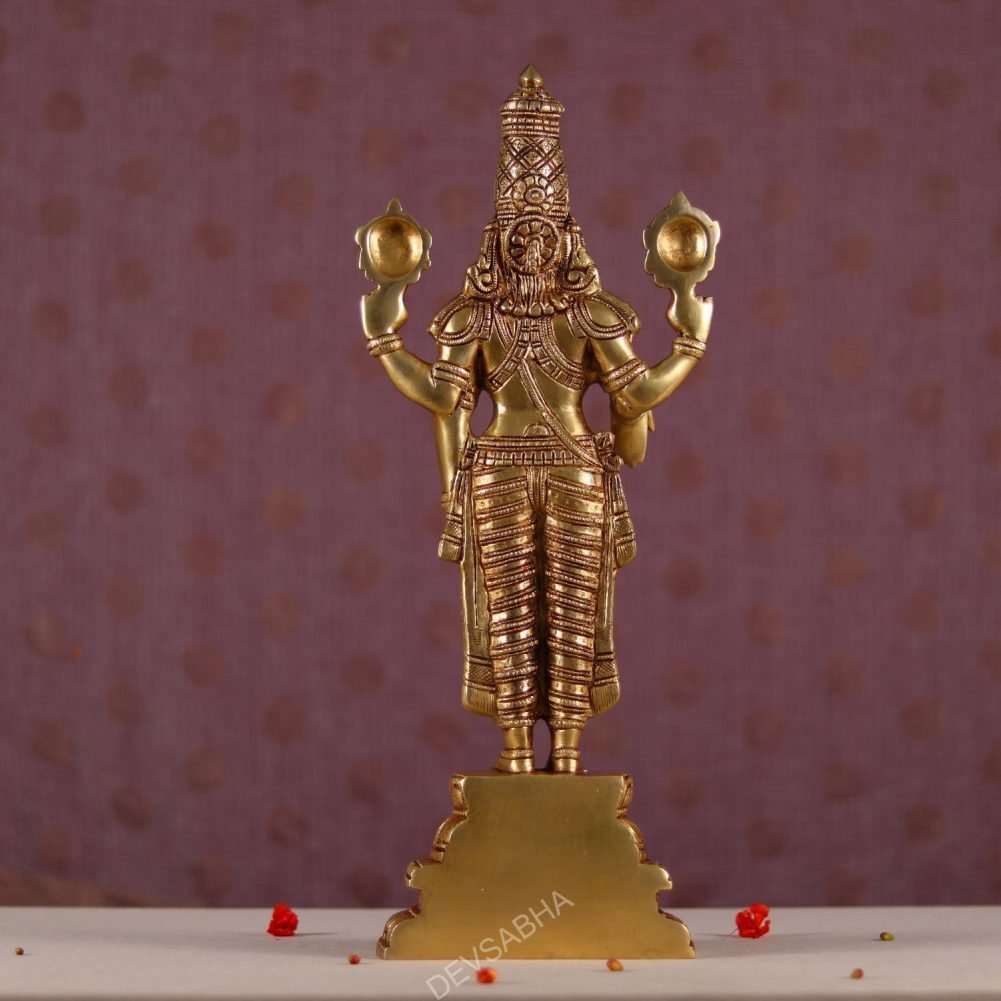 brass lord tirupati balaji venkateshwar idol 19 5