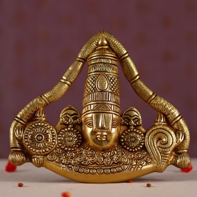 Brass tirupati balaji venkateshwar height 8.5 inch