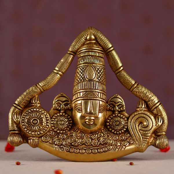 Brass tirupati balaji venkateshwar height 8.5 inch