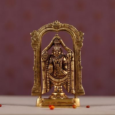 wall hanging brass tirupati balaji venkateshwar height 6.5 inch