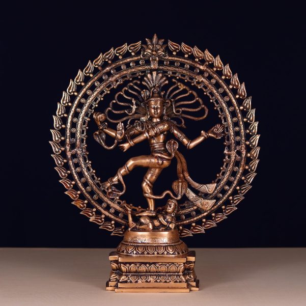 brass nataraj idol