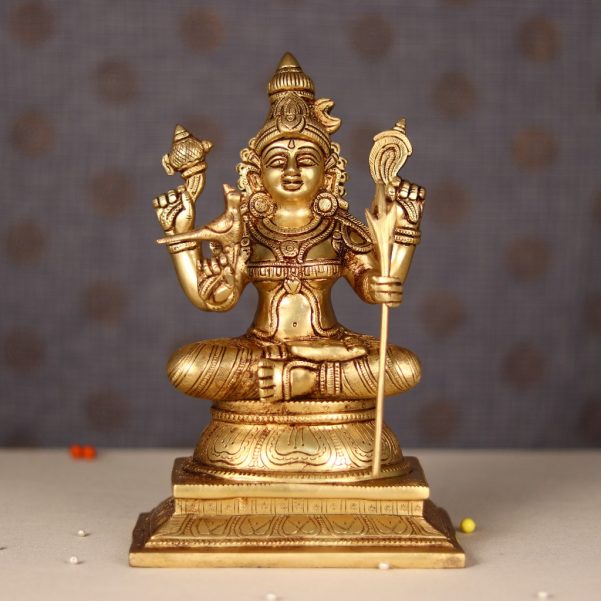 brass rajarajeswari idol