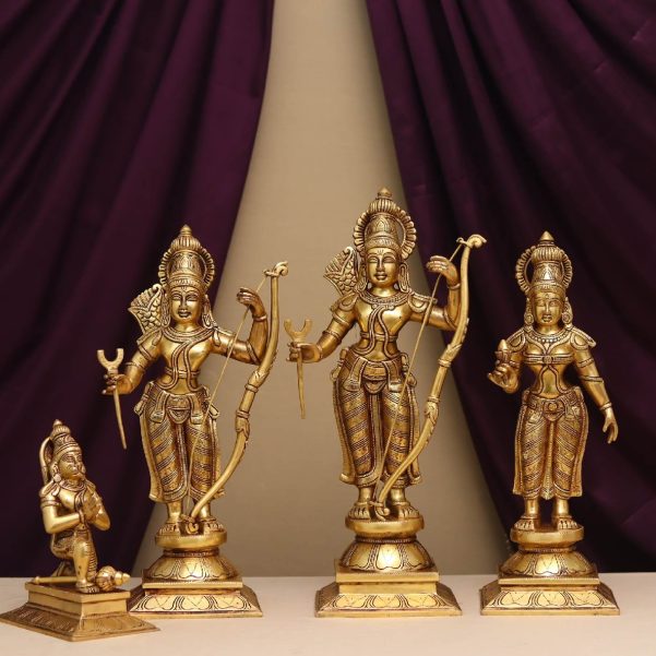 large brass ram darbar idol