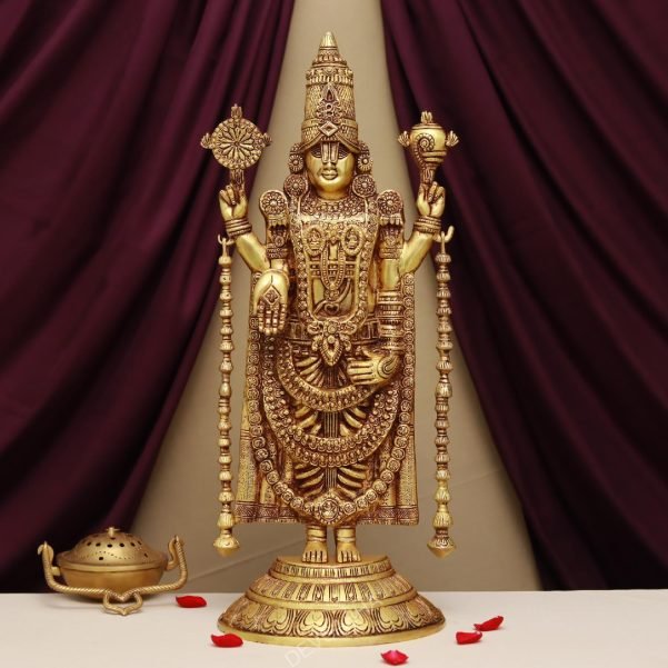 brass tirupati balaji idol