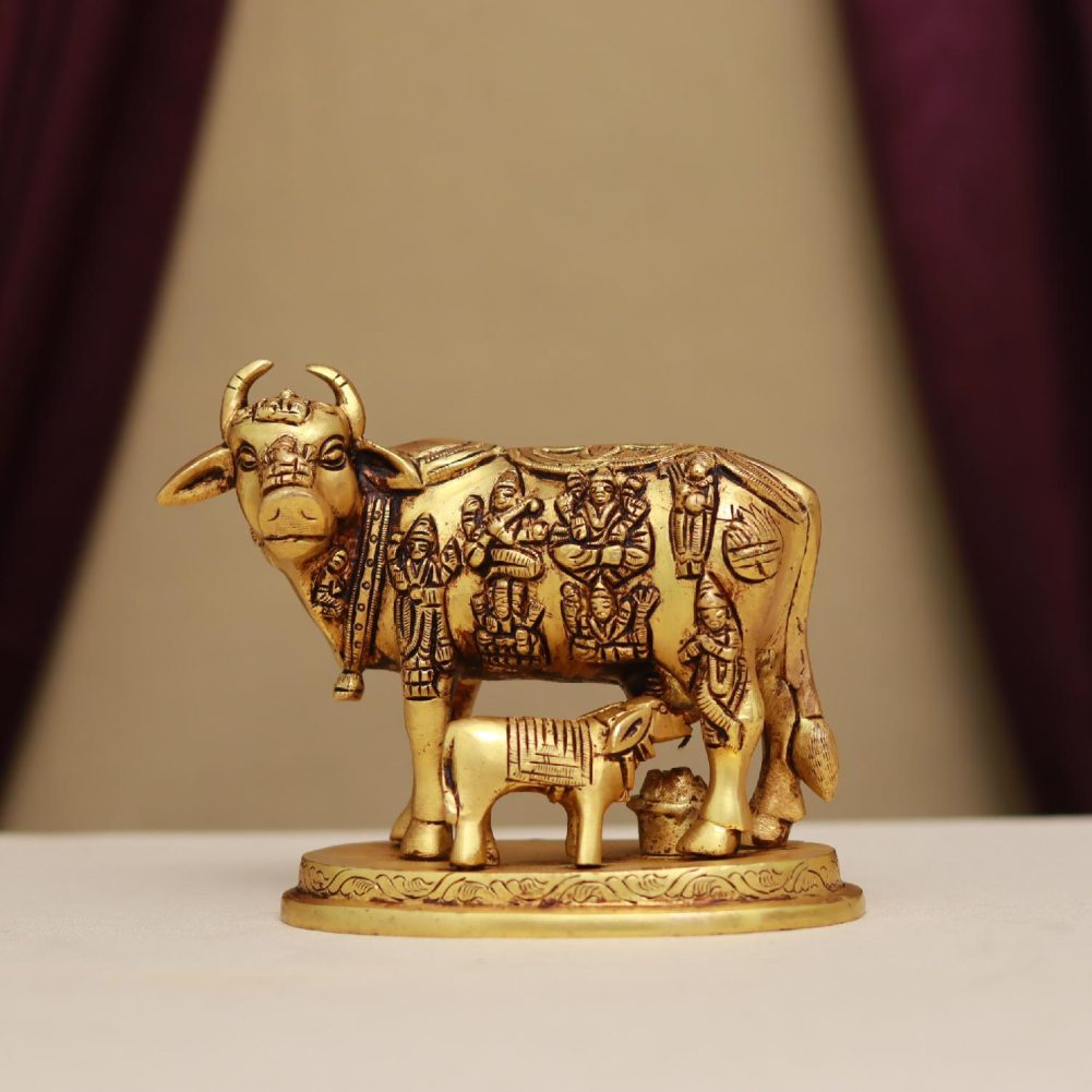 brass cow