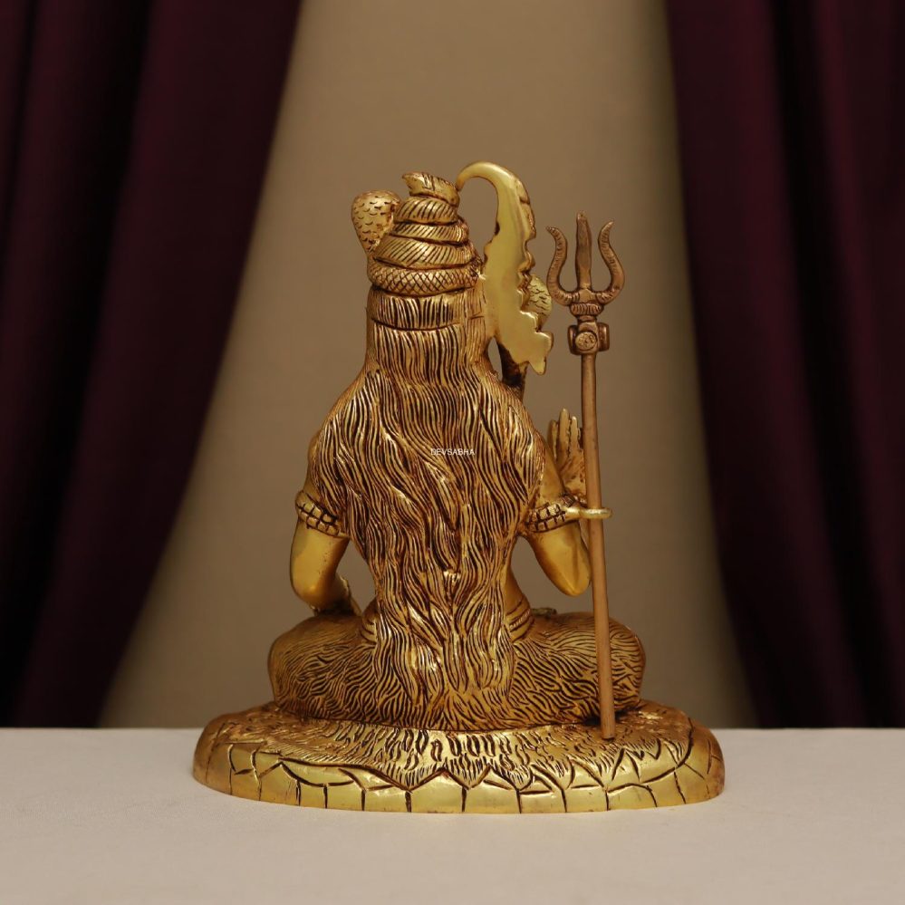 Buy This Brass Lord Shiva Murti (10 Inches ) - Devsabha