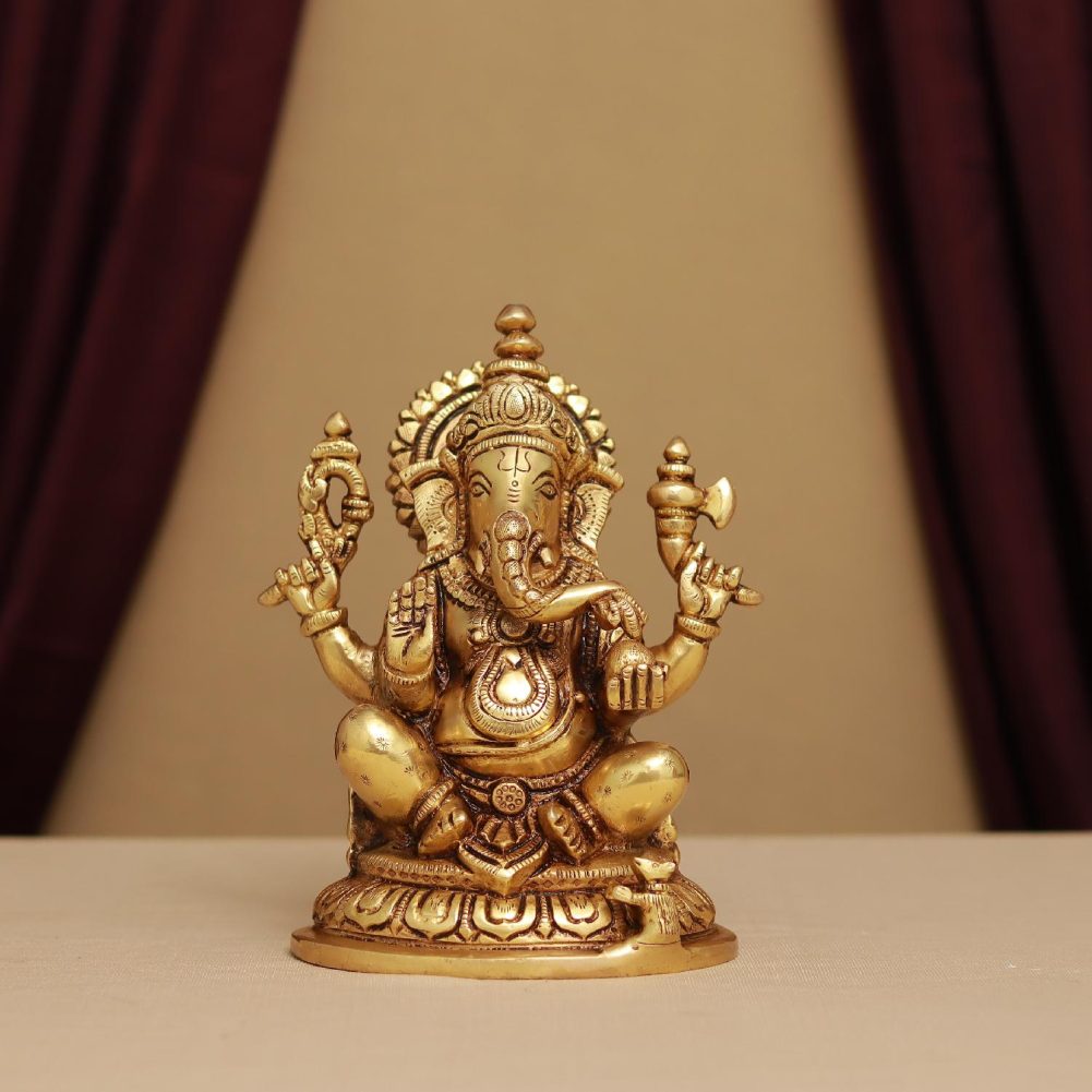 brass ganesh