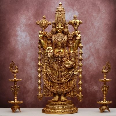 brass tirupati balaji murti