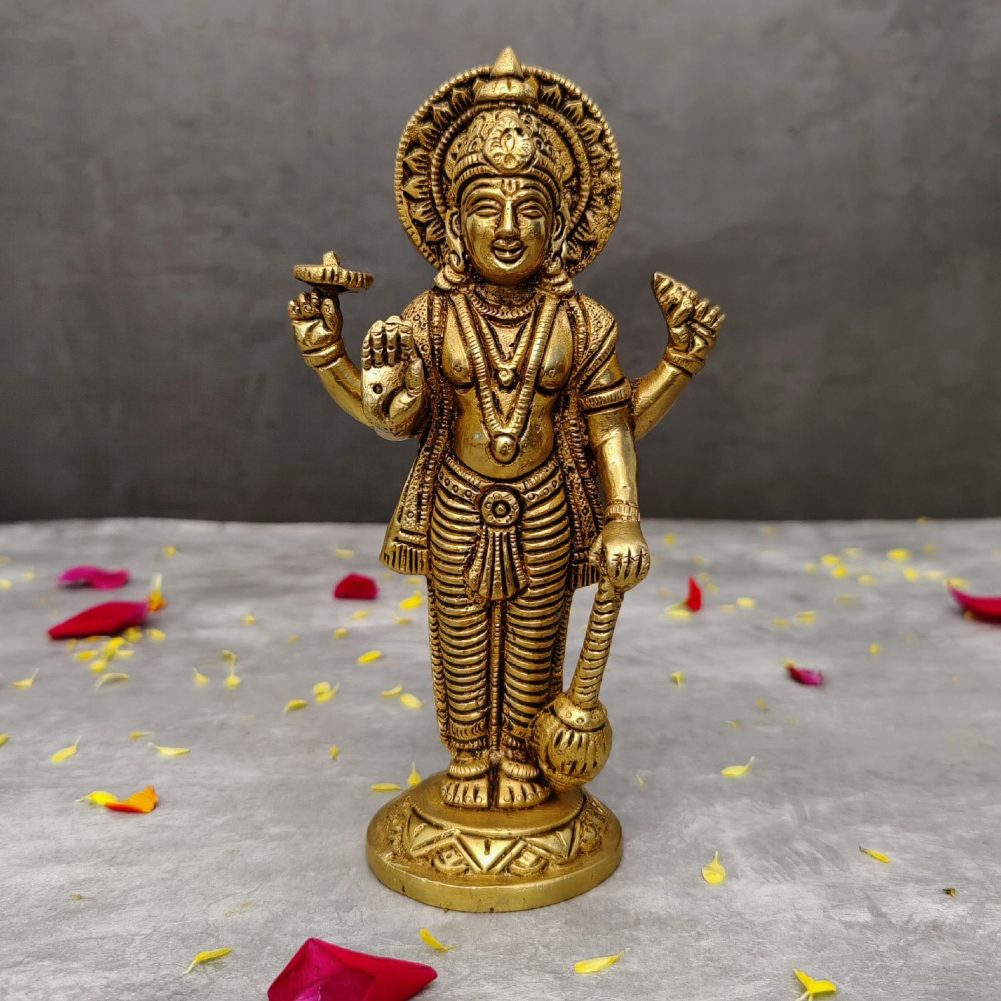 narayan brass murti height 7 inch