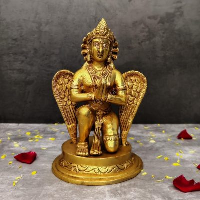 brass garuda statue height 9 inch
