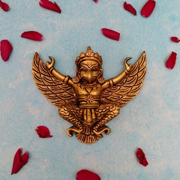 brass wall hanging garuda statue height 5 inch