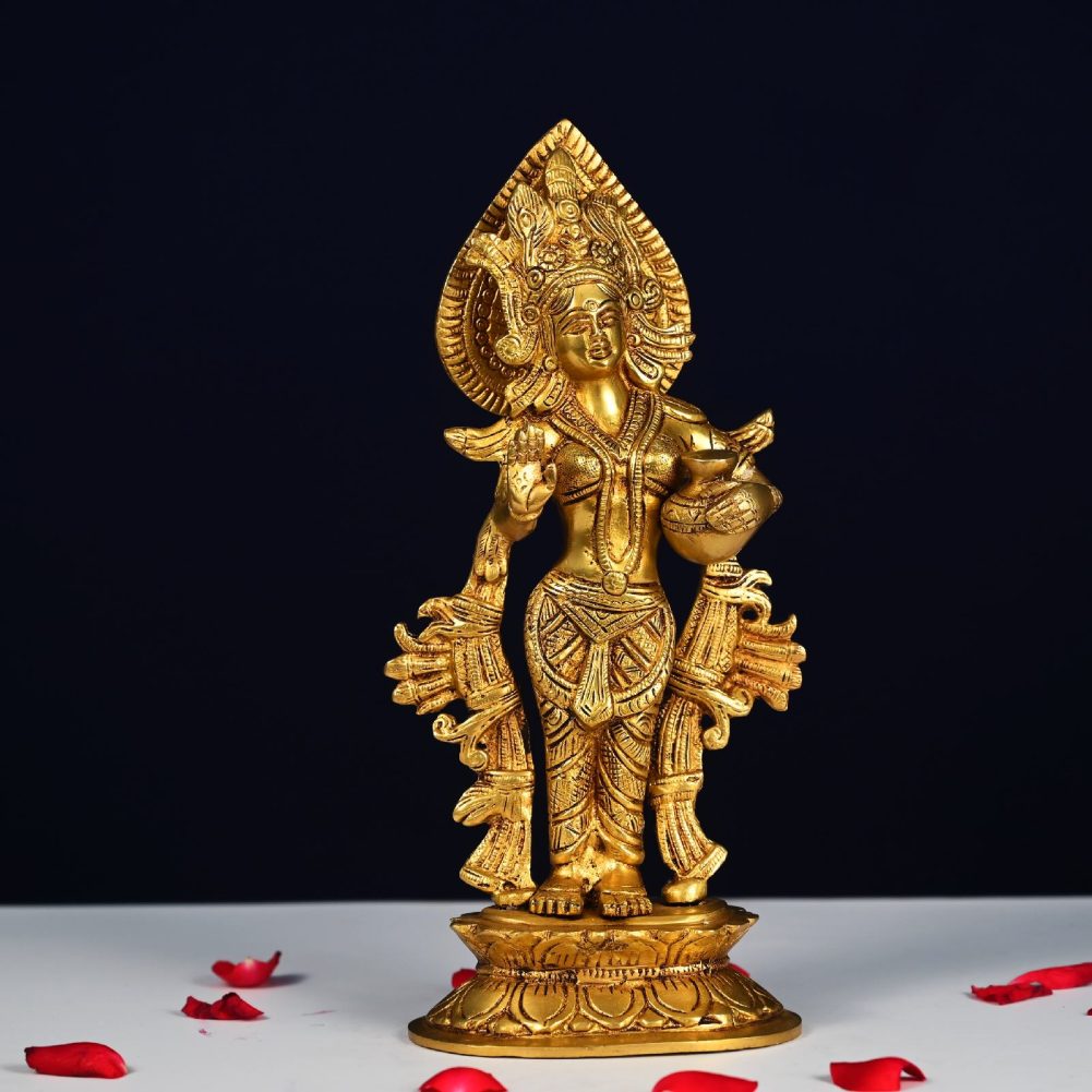 brass radha krishna idol statue height 12.5 inch