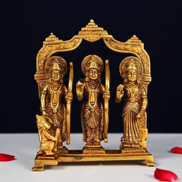 brass handmade ram darbar idol statue