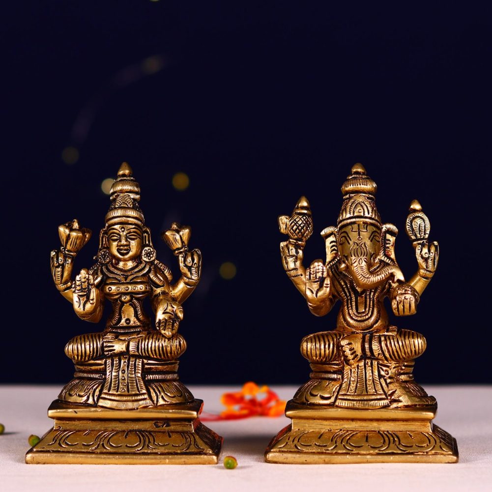 Ganesh Murti Brass height 4.5 inch