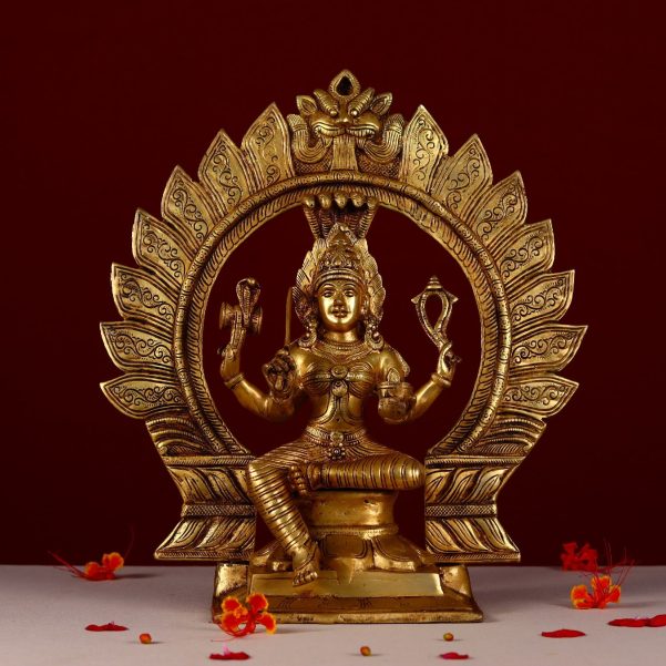 brass mari amma idol height 14.7 inch