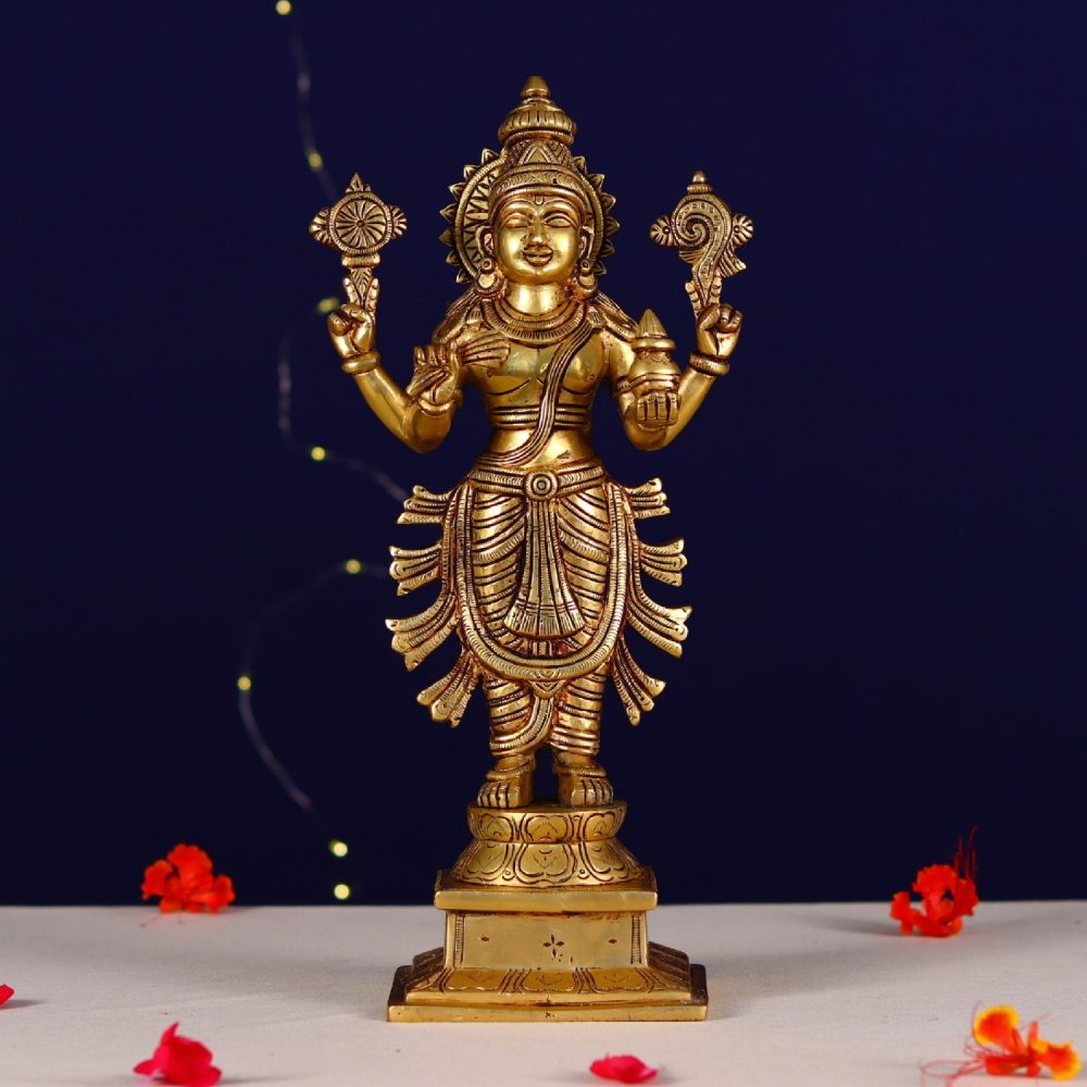 brass-superfine-lord-dhanvantari-statue-height-12.5-inch