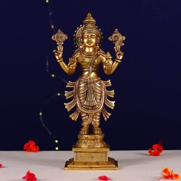 brass-superfine-lord-dhanvantari-statue-height-12.5-inch