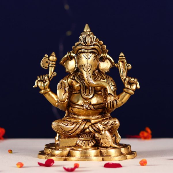 Ganesh Murti Brass