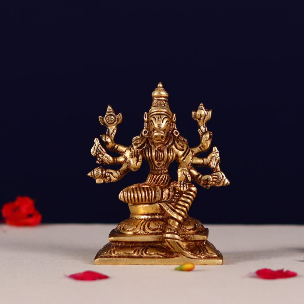 brass baraha avtar height 4 inch