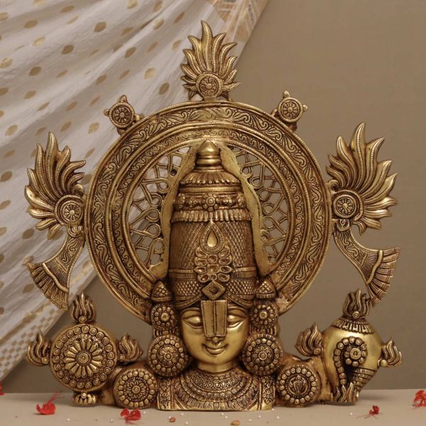 brass wall hanging tirupati balaji