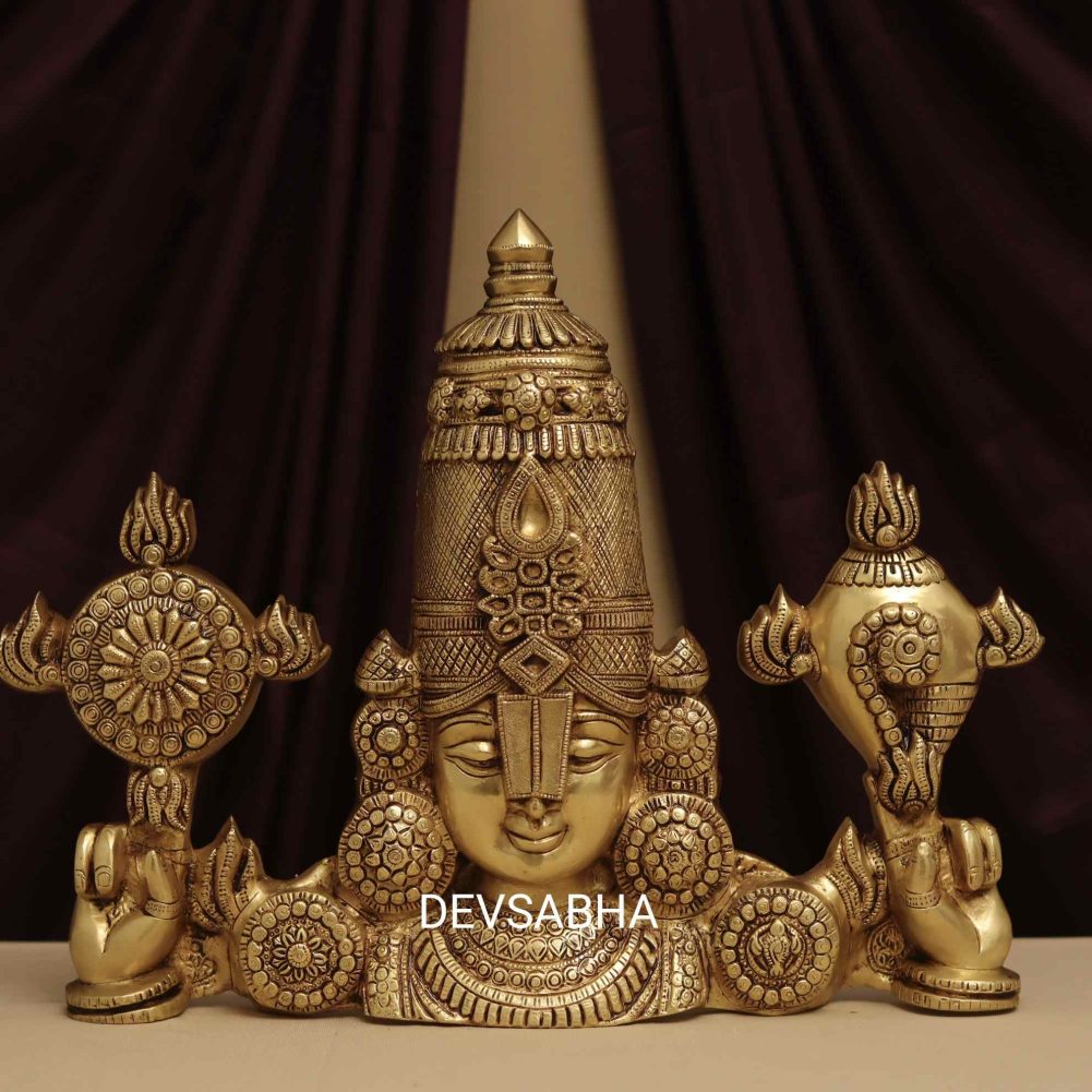 brass wall hanging tirupati balaji