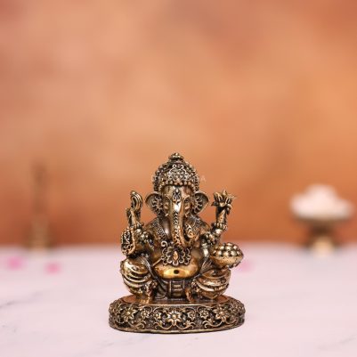 brass ganesh idol