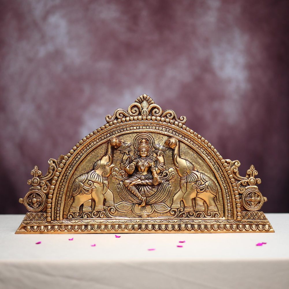 wall hanging brass galalakshmi