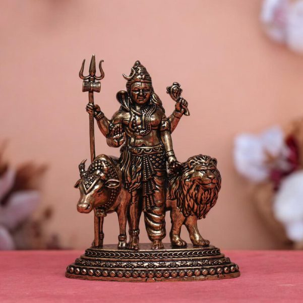 brass rdhnariswar murti