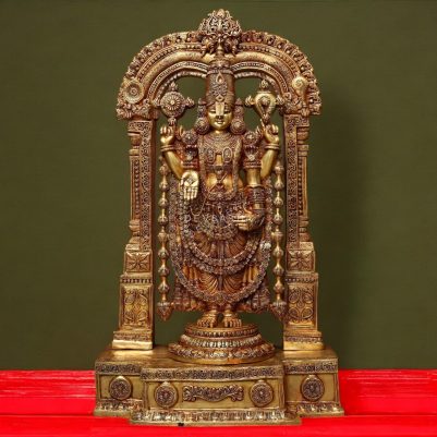 tirupati balaji brass idol