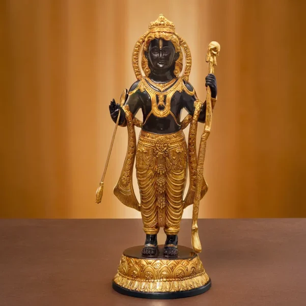 large brass ram lalla idol